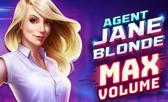 Spin into Action with Agent Jane Blonde Max Volume Slot!
